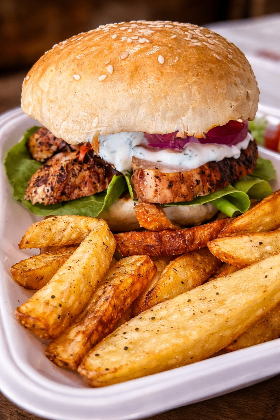 Grilled Chicken Burger